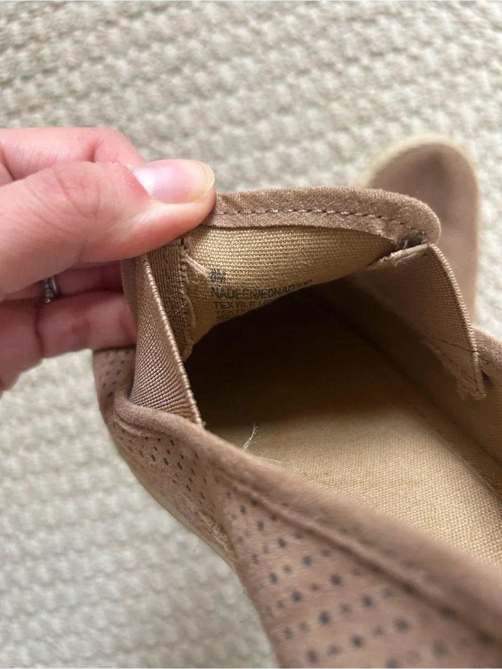 Esprit Espadrilles Loafers Tan Brown Women’s Size 8